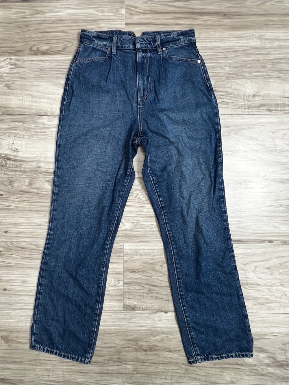Paige Denim Tapered Mom Jeans Size 27 Blue